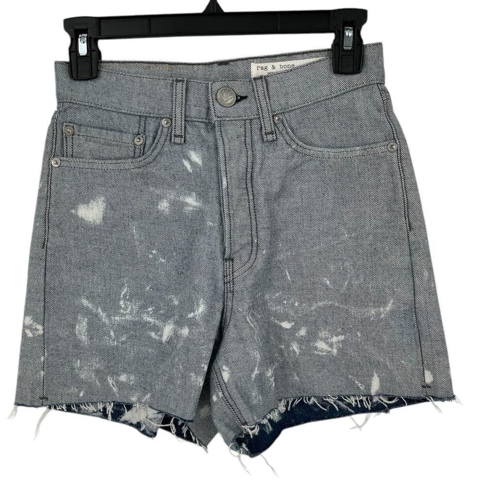 Rag & Bone Shorts Maya high rise reverse tie dye size 24